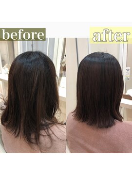 リメル 奥沢自由が丘店(Remel) 【髪質改善】酸性ストレート×外ハネミディアム