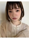 お洒落ミニボブ