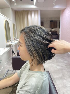 フェイス 石川町 (FACE) 地毛ハイライト