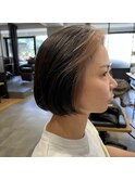 ショートボブ×フェイスフレーミング