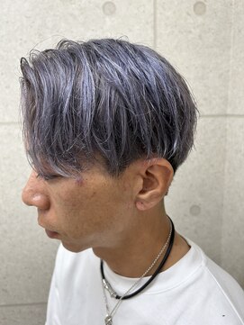 ヘアースタジオ シーオーイー(hair studio C-O-E) ブルーシルバーカラー