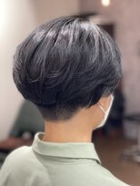 スナリー(Snaly)&nbsp;暗髪/ブルーブラック/職場規定内/透け感/刈り上げ女子