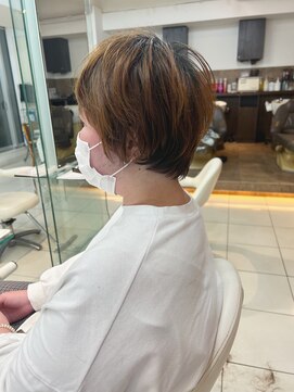 ヘアアンドデイスパ アグー(hair&dayspa AGU) ふんわりレイヤーショート