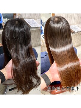 IJK 表参道 【髪質改善縮毛矯正+treatment税込¥16500】髪質改善縮毛矯正