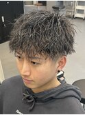 ツイストスパイラルパーマ/刈り上げ_上原子