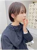 前髪が可愛いオシャレボブスタイル