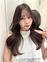ロンドメリア 天神大名店(Lond Melia)&nbsp;★魅力倍増カールセミディシアーカラー姫カットダークアッシュ