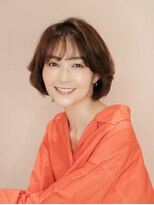 アンベリールフルー(EMBELLIR fleur)&nbsp;大人のひし形ショートボブ　30代/40代/50代