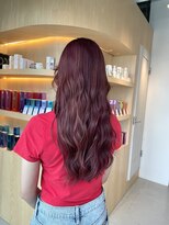 シダ(sida SAIIN)&nbsp;【西村】20代30代ブリーチありワインレッド