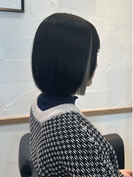ムーヘアー MOU HAIRの写真/【ダメージレスで透明感＆ツヤ】インナーカラーからワンカラーまで透明感のある理想の髪色に◎