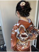 成人式ヘアセット&着付け♪