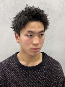 ルースト 西院店(ROOST) MEN’S HAIR/波巻スパイラル/フェザーパーマ/西院眉毛CUT
