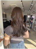 20代30代◎艶髪ブラウンベージュ×くびれミディレイヤー