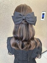 ヘアメイク マリア 福岡天神西通り(hair make MARIA) ヨシンモリハーフアップ