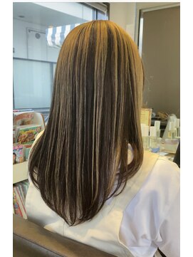 ハーティーモトヤワタ(hearty MOTOYAWATA) レイヤー×アンブレラカラー(ベージュ)