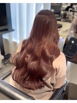 リス バイ ソヨン(Lis by SOYON)&nbsp;黒髪/グレーベージュ/レイヤーロング/前髪パーマ/髪質改善