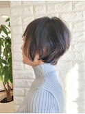 40代50代60代×グラデーションボブ×ヘアマニキュア