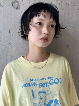 バロンフェム(baLon.fem) 【stylistさわだ】ミニボブパーマ