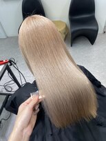 ペレ 渋谷(PELE)&nbsp;くびれヘア/アプリコットオレンジ/夏のヘアアレンジ/渋谷