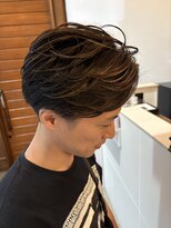 リドル ヘアー 駒生店(Riddle HAIR)&nbsp;センターパート×ハイライト