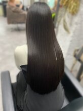 髪質改善ストレート＋髪質改善トリートメント　￥17,600