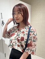 エレノア 四条烏丸店(Eleanor)&nbsp;【白石】ブリーチなしダブルカラー/pink color