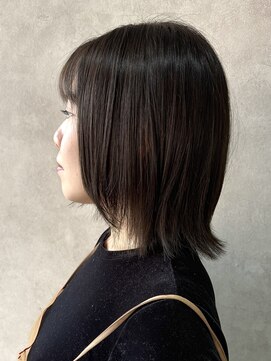 エンクス(enx) ミディアムヘア/暗めカラー/グランマッシュ/鶴ヶ峰YM94