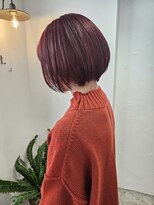 イット(it.)&nbsp;it. YUI  ブリーチなしWカラー ワインレッド