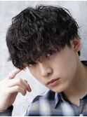【RIRON】メンズマッシュ×シャドウパーマ