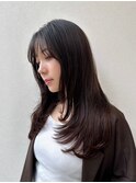 顔周りレイヤー/ロングレイヤー/レイヤーカット/表参道