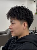 スパイラルパーマ