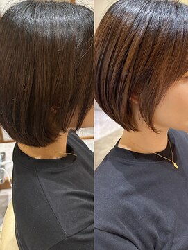 アリエッタ ギンザツー(ARIETTA GINZA2) ビフォーアフター/髪質改善/レイヤーカット/ナチュラルブラウン