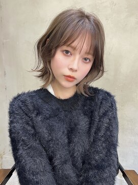 リベルテ(LIBERTE) Liberte 銀座 タッセルボブ×オリーブベージュ