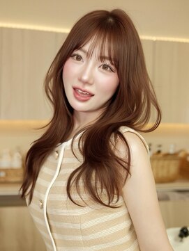 シーテ(Ciete) 韓国ヘア名古屋ハイレイヤー顔まわりカット前髪ボブタッセル小顔