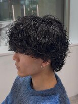 フィフスパーク(fifth PARK)&nbsp;無造作シャドウパーマのマッシュスタイル◎