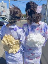 ハウオリ ガーデン(hau'oli garden)&nbsp;浴衣着付け×華やか帯アレンジ