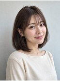 チョコレートブラウンボブ