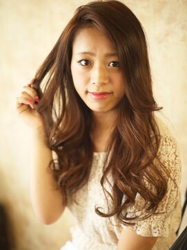 美容室チック 大島店(chic) イノセントな柔らかさでＩラインのマーメイドウェーブ【大島】