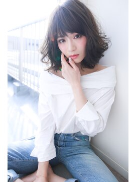 オーシャン(Ocean) [OCEAN Hair&Life]大人可愛いナチュラルミディアムカール☆