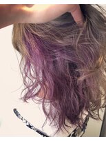 ビヨンドイー(beyond E)&nbsp;ミルクベージュ×シルクパープル