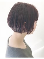 テーラ(tela)&nbsp;【tela】ピンクベージュ・ストリークラフボブ