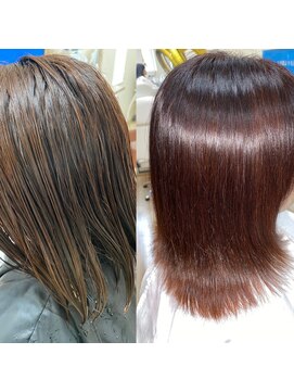 ラヴィヘアスペース(La Vie hair space) 髪質改善カラー