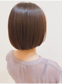 【morio熊本】天使の輪シフォンボブ.k