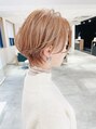 モッズヘア 仙台長町店(mod's hair) 【くびれ小顔ショート】＊　艶感UPケアカラー