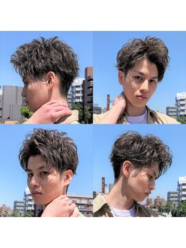 スナッグルサロン(SNUGGLE SALON) かき上げヘア/ウェットヘア/ツーブロックマッシュ/スパイラル