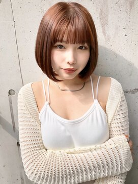 リコバイアフロート(riko by afloat) 韓国ヘア/ボブ/ミニボブ/切りっぱなし/透明感カラー/暖色カラー