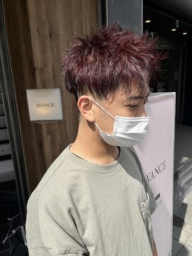 アヴァンス 天王寺店(AVANCE.) MEN'S HAIR ブリーチ×レッドヴァイオレット