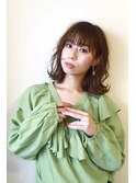 毛先ワンカール×レイヤーカット×小顔カット　20代30代40代
