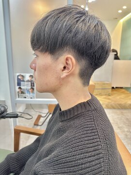 ロミーオム 本厚木(ROMMY. Homme) 刈り上げツーブロックまとまりマッシュビジネスメンズヘア