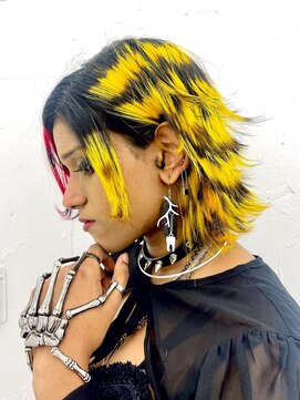 クク(QUQU) シャギーウルフ　デザインカラー